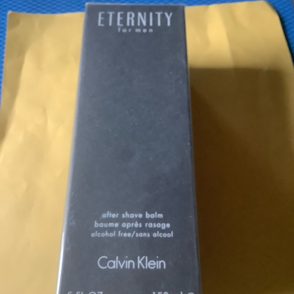 CALVIN KLEIN ETERNITY FOR MEN AFTER SHAVE BALM-5FL OZ-BRAND NEW!